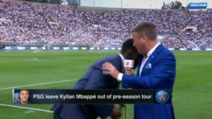 Shaka Hislop faints on air