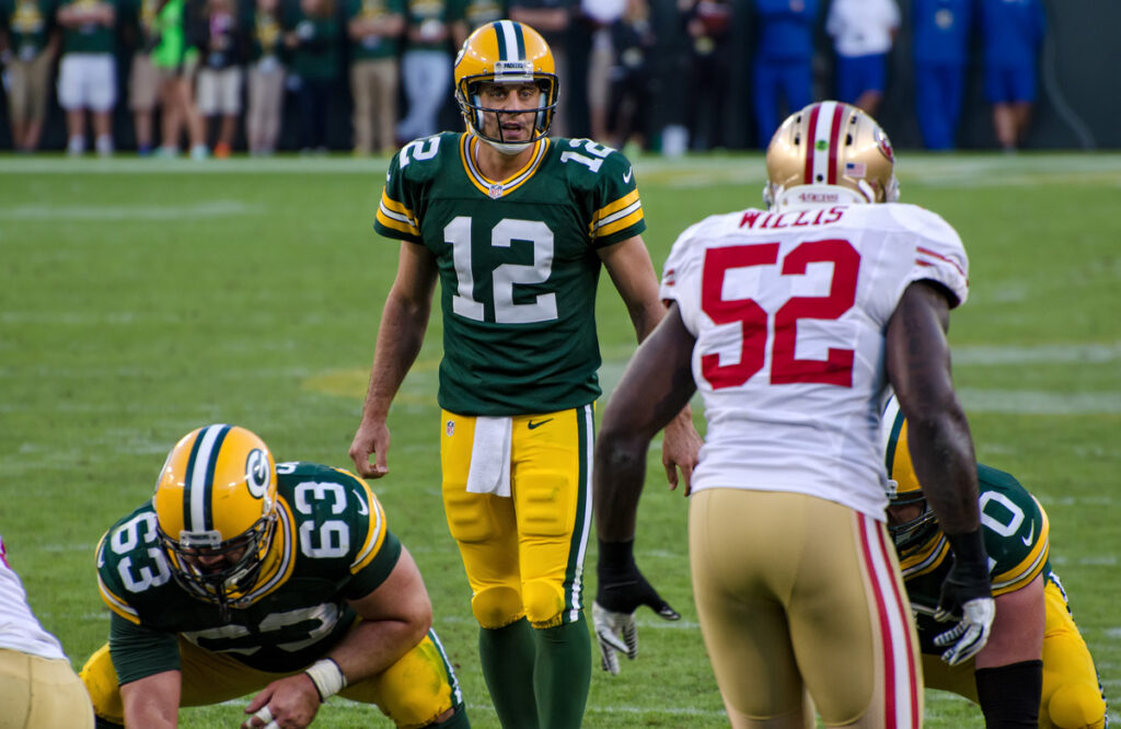 San Francisco 49ers vs. Green Bay Packers at Lambeau Field on September 9, 2012.