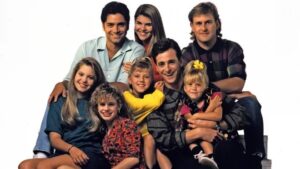 The Full House Cast consisting of John Stamos