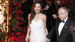 Michelle Yeoh and Jean Todt