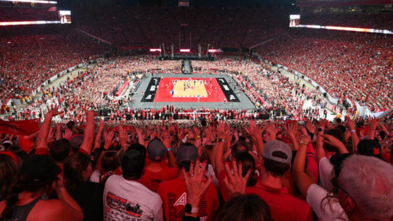 Nebraska Volleyball Smashes World Record with Mind-Blowing Crowd with 92003