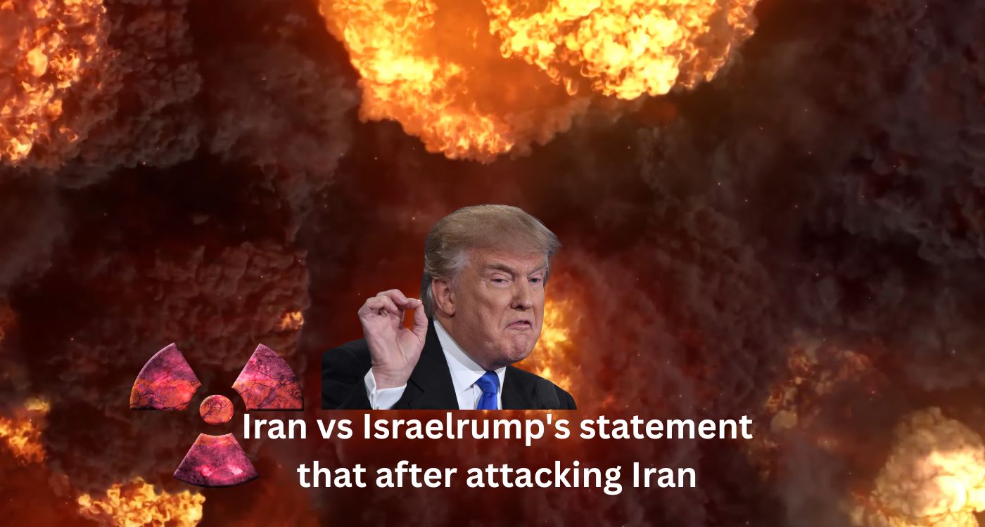 We heard Donald Trump's statement that after attacking Iran