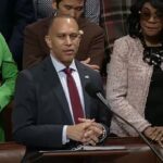 Hakim Jeffries speaks before the vote on President Trump's "big beautiful bill."