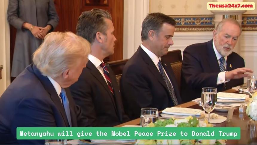 This time Netanyahu will give the Nobel Peace Prize to Donald Trump for a reason that will surprise you