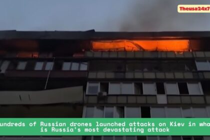 Russia's deadly attack has seen hundreds of drones attack Kiev, Ukraine