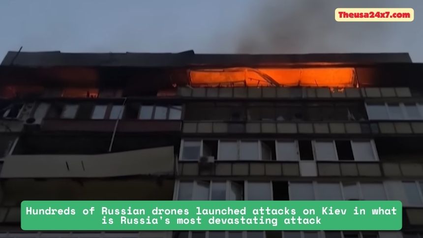 Russia's deadly attack has seen hundreds of drones attack Kiev, Ukraine