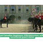 Members of the Canadian Armed Forces officially take over the King's Life Guard.